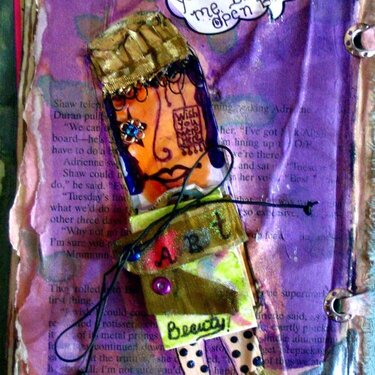 Excerpts of pages from my first Altered Book