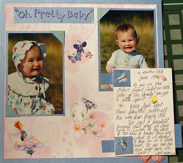 &quot;Oh Pretty Baby&quot; journaling