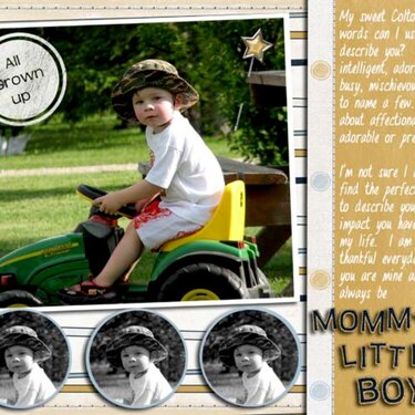 Mommy&#039;s little boy