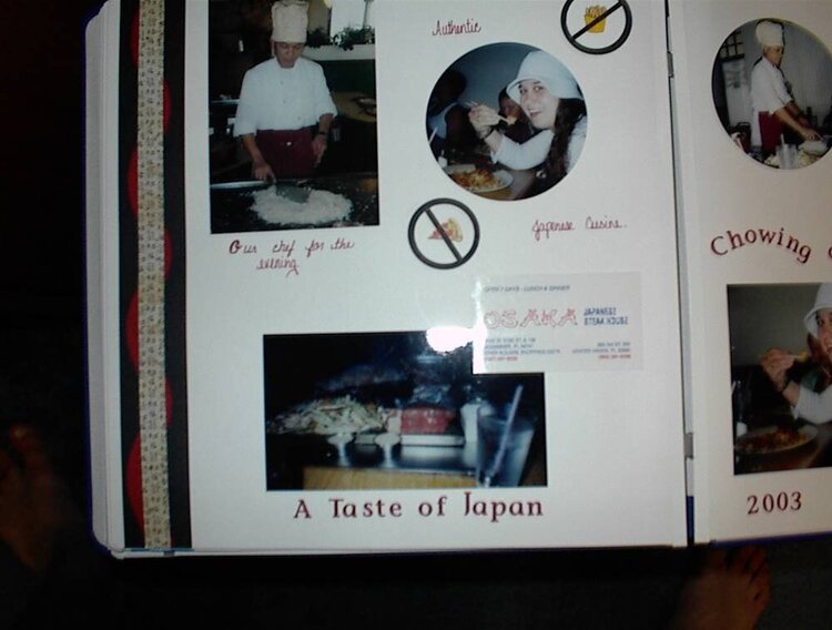 High School Memories Album &amp;quot;Japanese Steak House-FL&amp;quot;