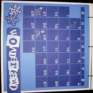 2007 Calendar - January 2