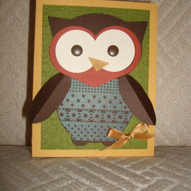 Owl Card #2