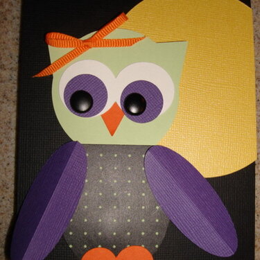 Owl Pop Up Card
