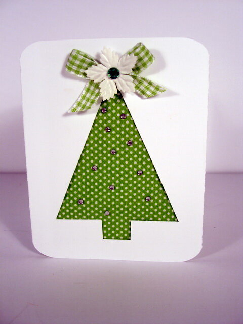 Fabric Tree Card