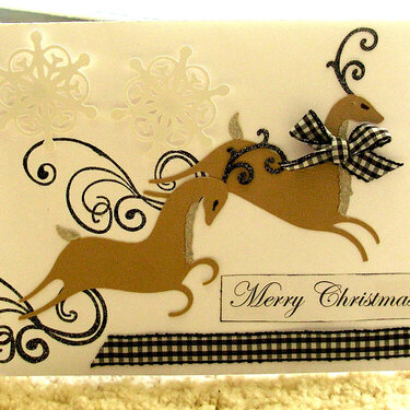 Reindeer Card