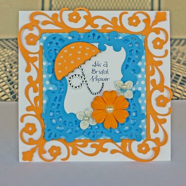 Bridal Shower Umbrella Card