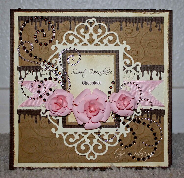 &quot;Sweet Decadence Chocolate&quot; Card