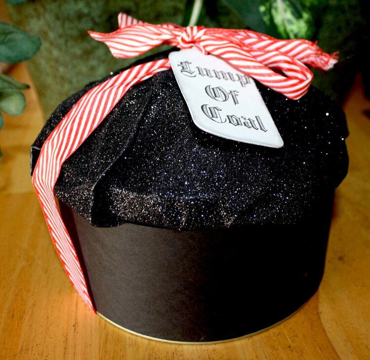 Lump of Coal Cookie Packaging