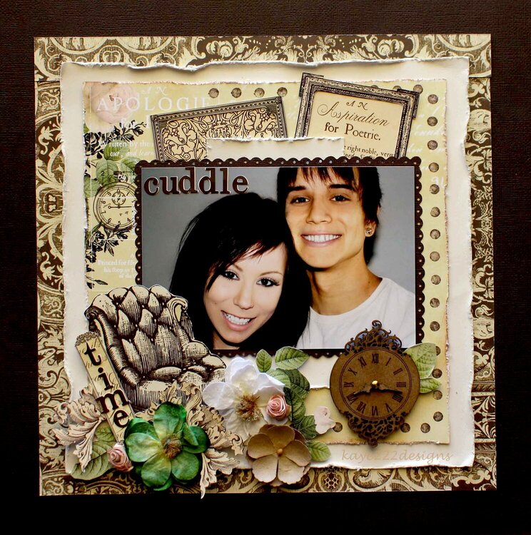 Cuddle Time *Scrap That June Kit* Websters Pages