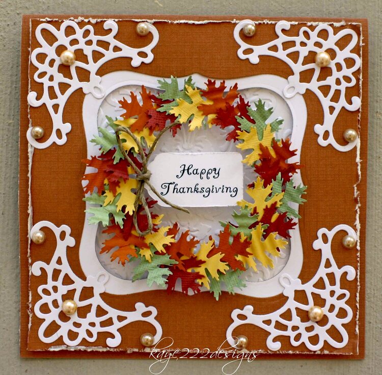 &quot;Happy Thanksgiving&quot; Card *Heartfelt Creations*