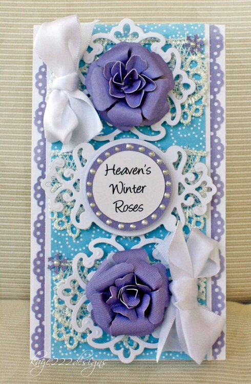&quot;Heaven&#039;s Winter Roses&quot; Card