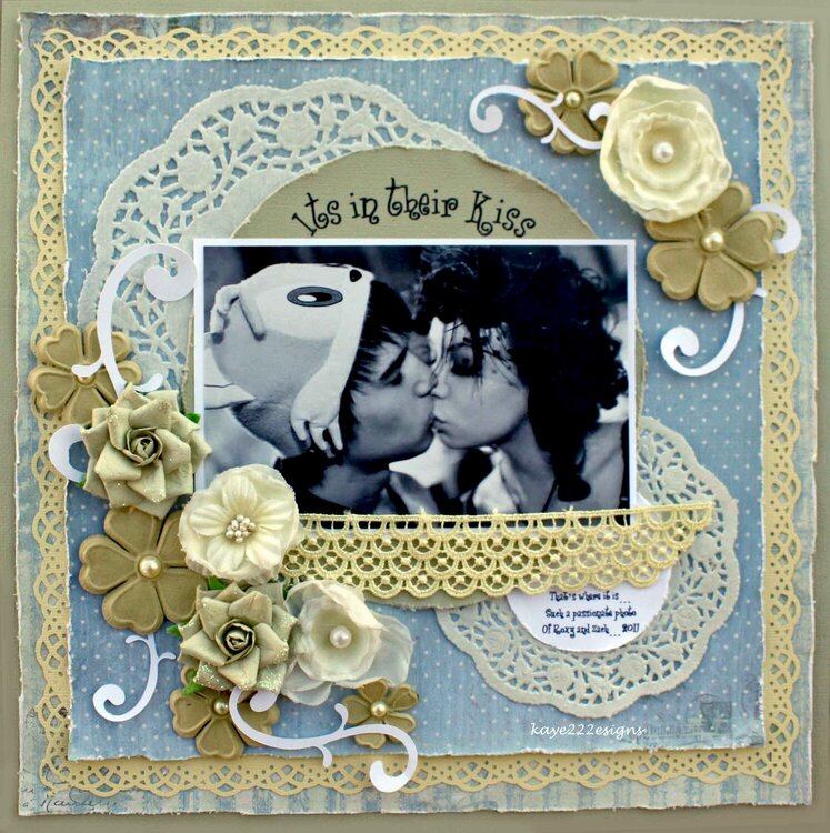 ITS IN THEIR KISS SCRAP THAT! &quot;ROMANTIC SPRING KIT&quot;
