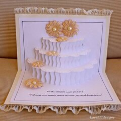 Bridal/Wedding Pop-Up Cake Card