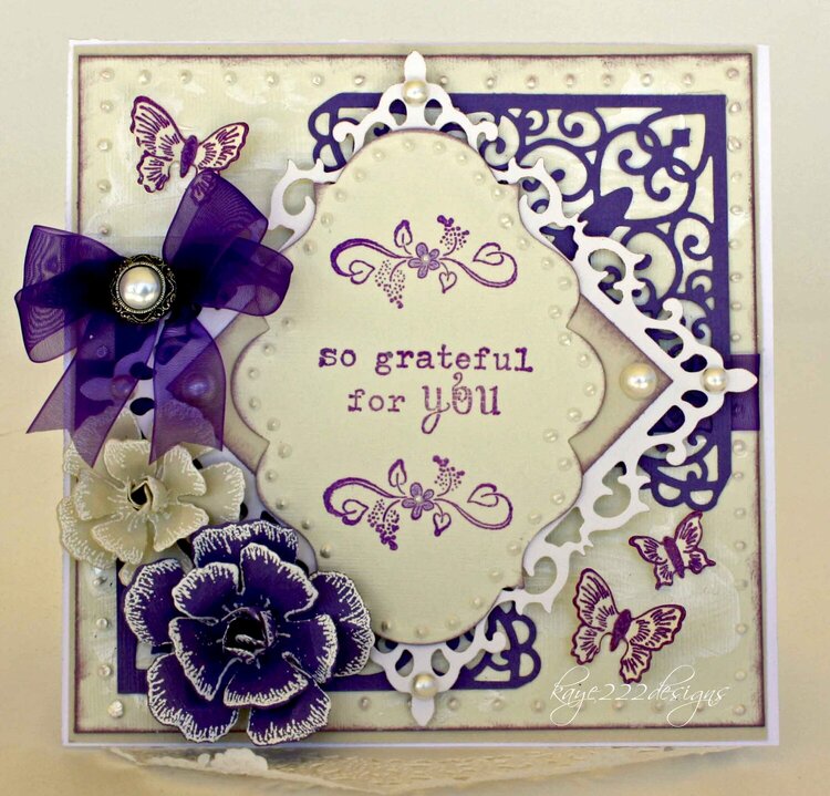 Purple Butterflies *Heartfelt Creations*