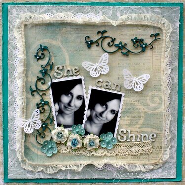 SHE CAN SHINE **SCRAP THAT! OCTOBER BELLA ROSA KIT FEATURING PRIMA ROMANTIQUE