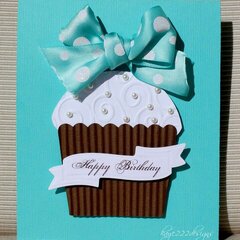 "Tiffany Cupcake" Card
