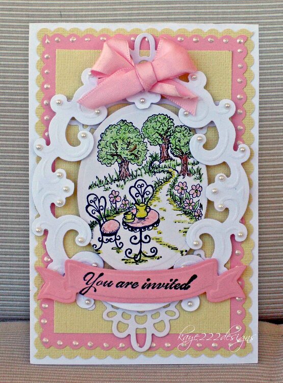 &quot;You Are Invited&quot; Card *Heartfelt Creations*