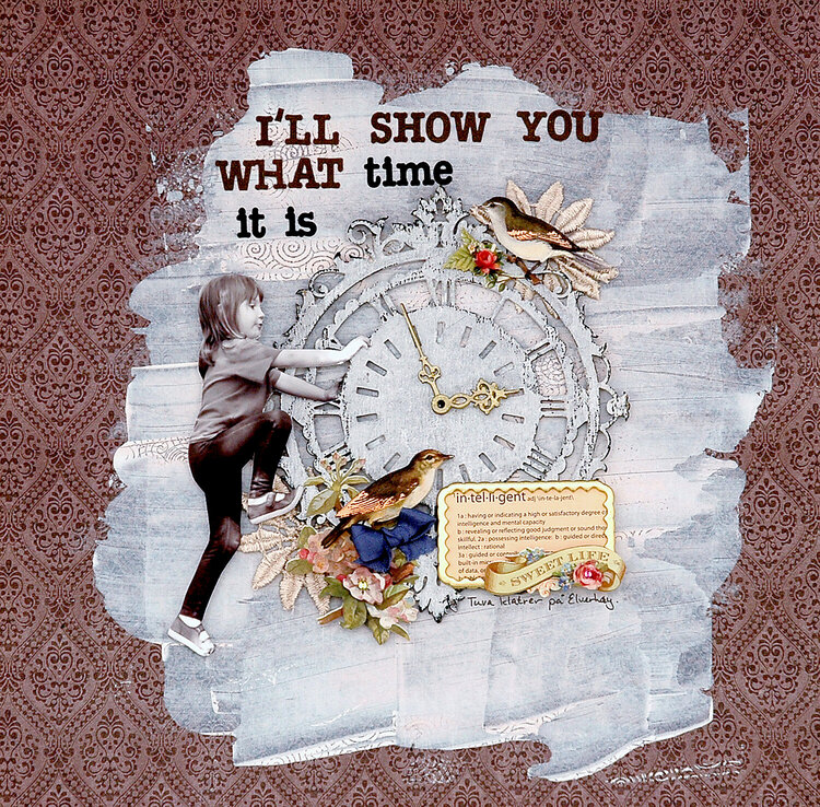 I`ll show you what time it is - C`est Magnifique April kit