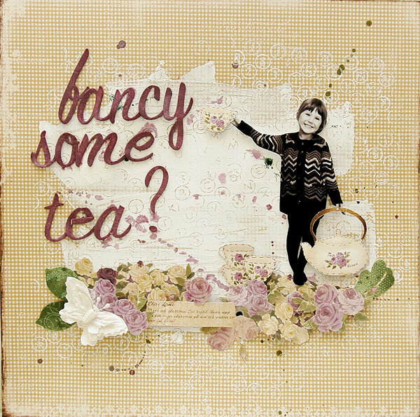 Fancy some tea? - C`est Magnifique February kit