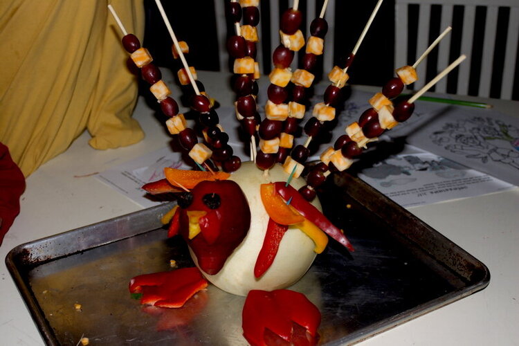 Fruit turkey idea...
