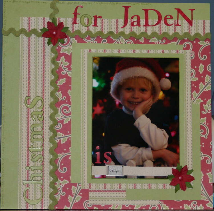 Christmas for JaDeN is delight