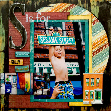 S for Sesame Street left side (ABC album)