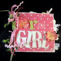 Little Girl Chipboard Album