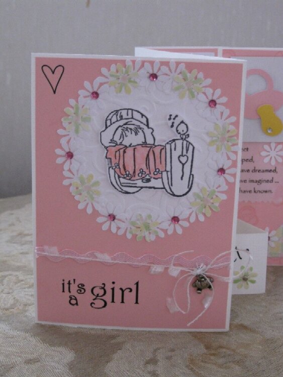 front baby trishutter card