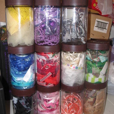 Ribbon Jars