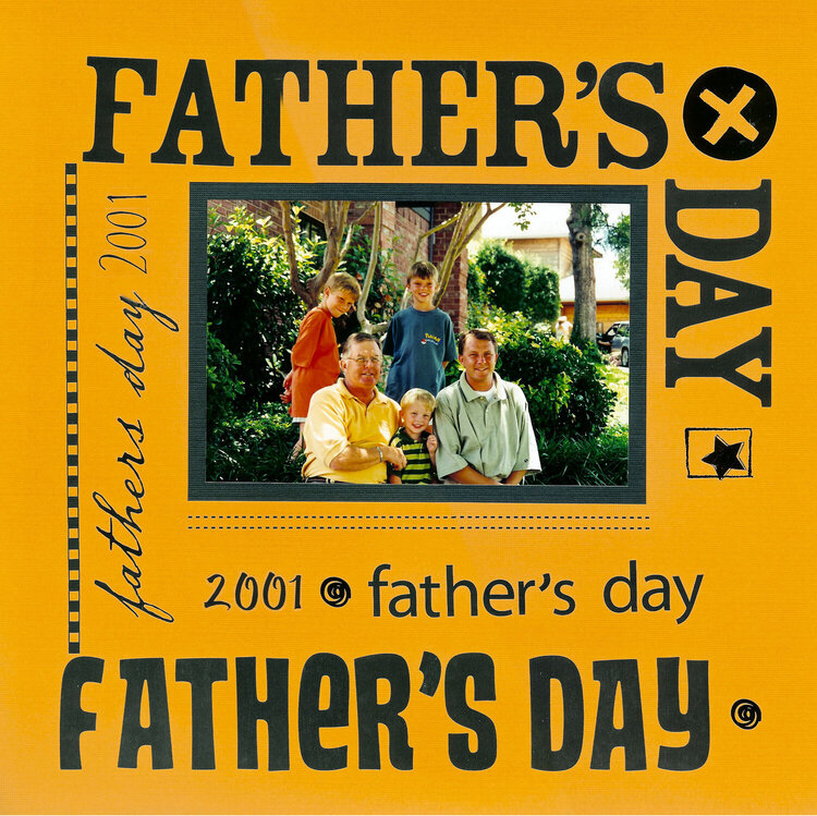 Father&#039;s Day 2001