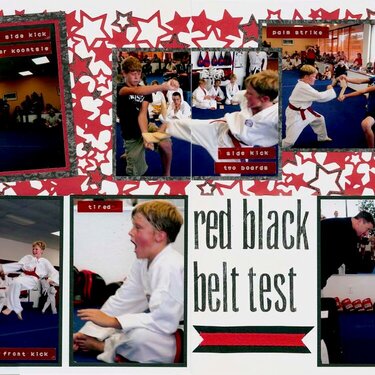 Red/Black Belt Test