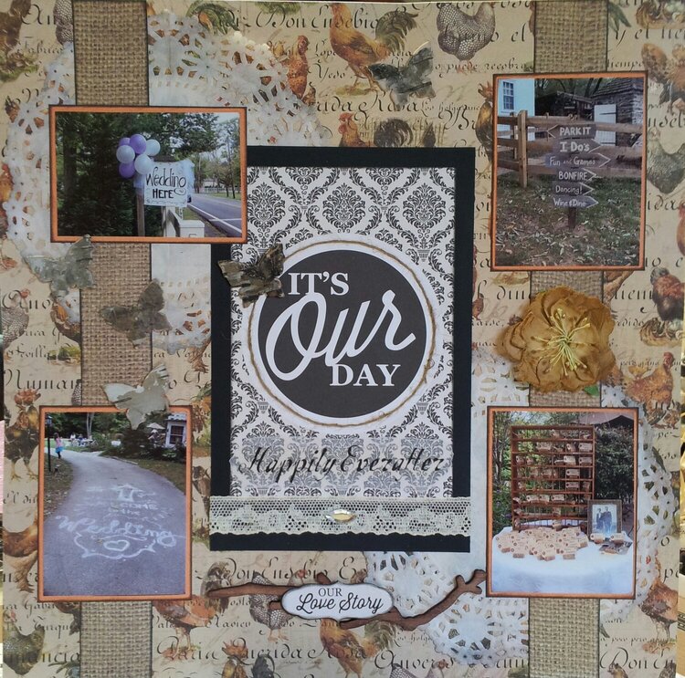 Country Touches 1 - Wedding Scrapbook