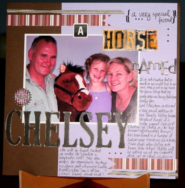 A horse named Chelsey