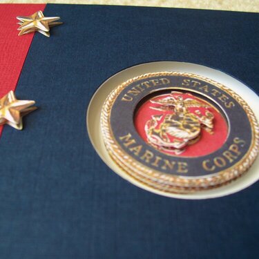 Marine card close up