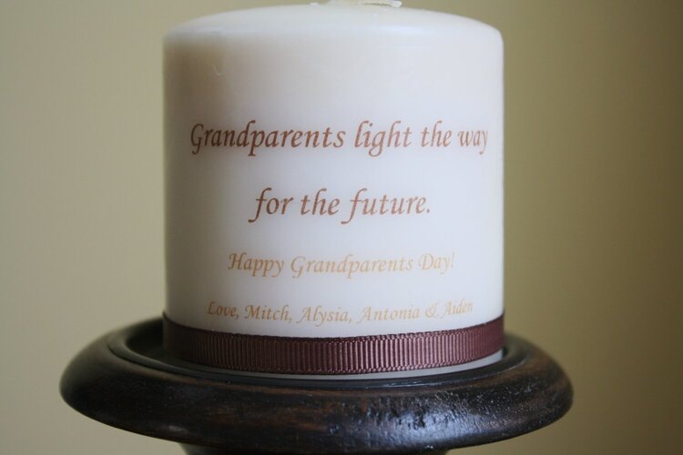 Candle Stamping back