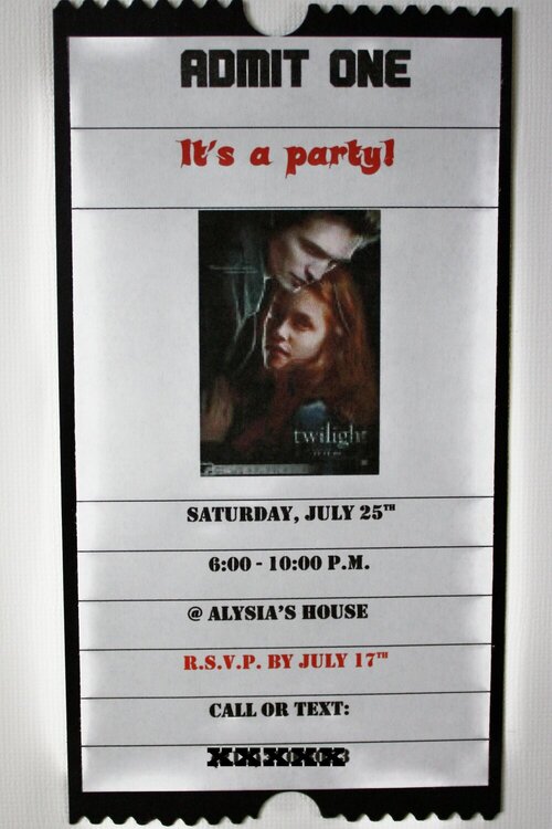 Party invite