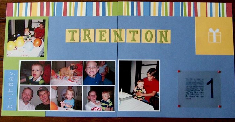 Trenton&#039;s 1st Birthday