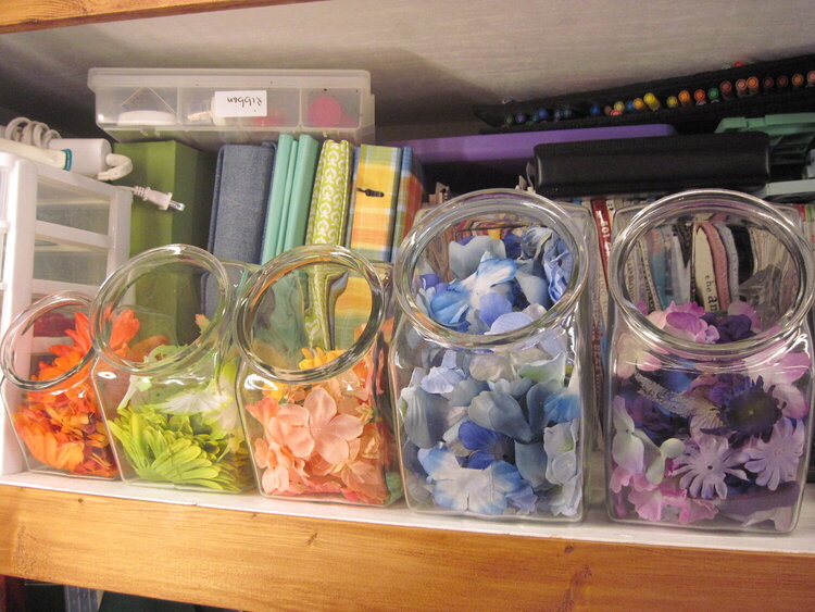 candy jar - flower storage