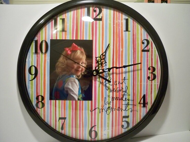My first Altered Clock