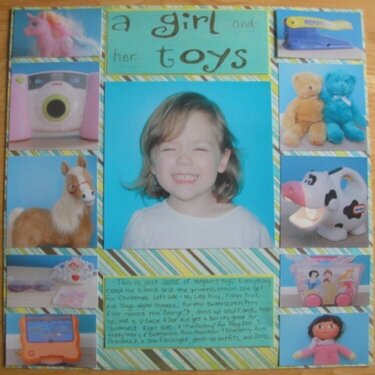 A Girl and her Toys
