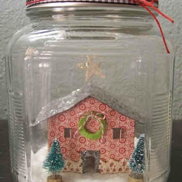 Winter Wonderland (waterless snow globe)