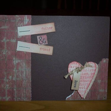 &amp;quot;Father &amp;amp; Friend&amp;quot; card