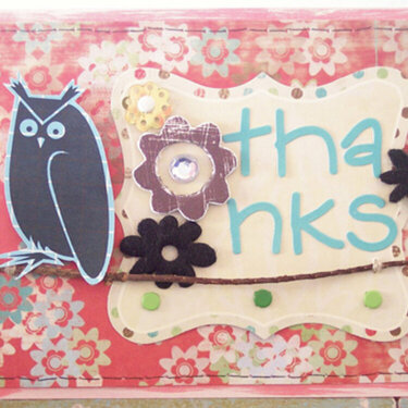 &quot;Thanks to Hoo&quot; card