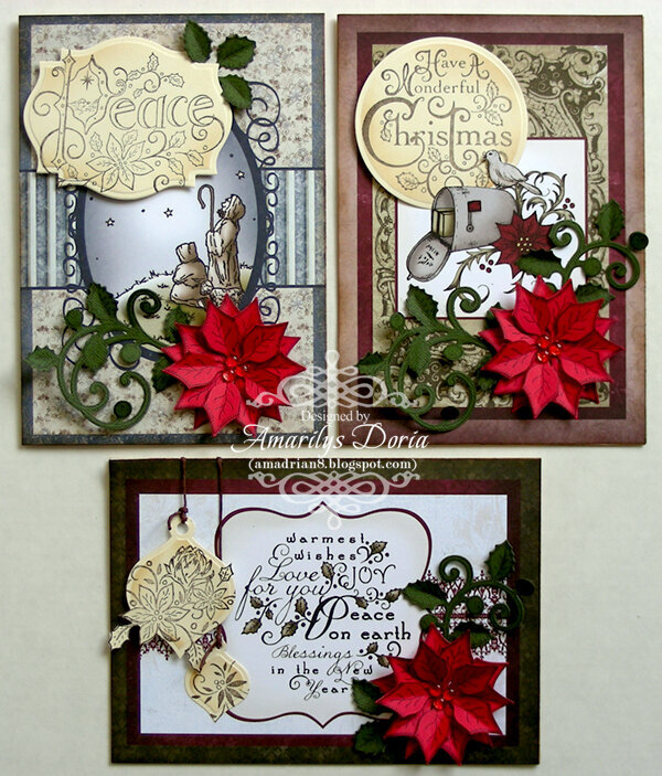 Christmas Card Set {Heartfelt Creations DT}