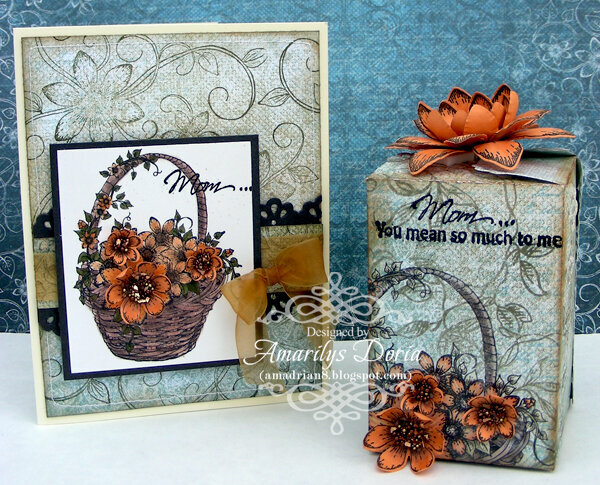 Mother&#039;s Day card and gift set {Heartfelt Creations DT}