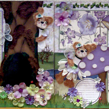 Purple Fairies Layout