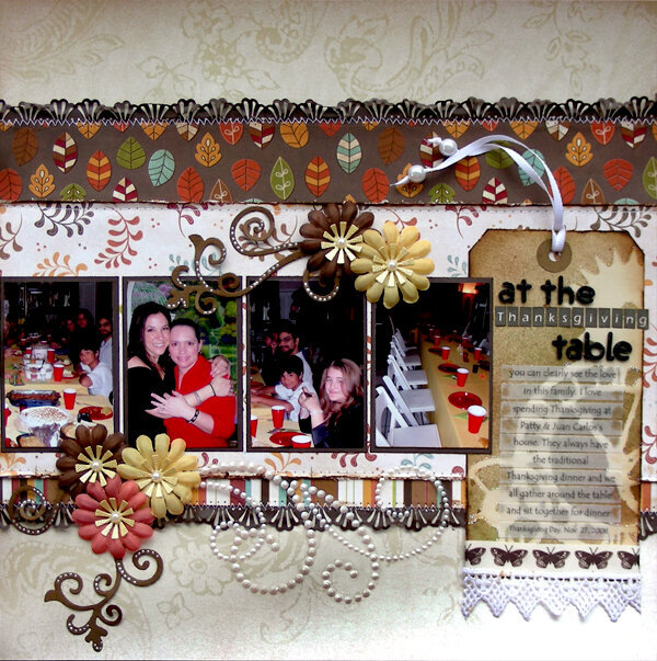 at the thanksgiving table-AWDML Feb. Featured manufacturer