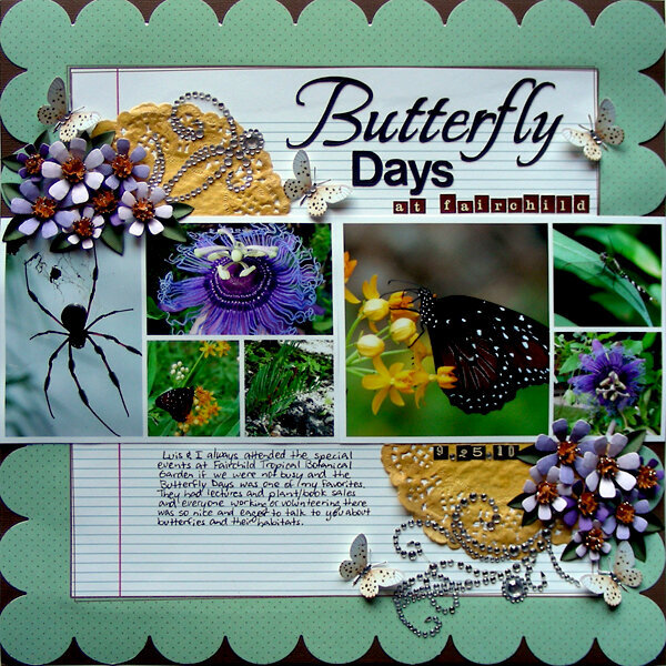 butterfly days {A Walk Down Memory Lane DT}