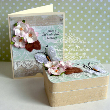 card and box gift set {May 2013 &quot;Spring into May&quot; Kit}