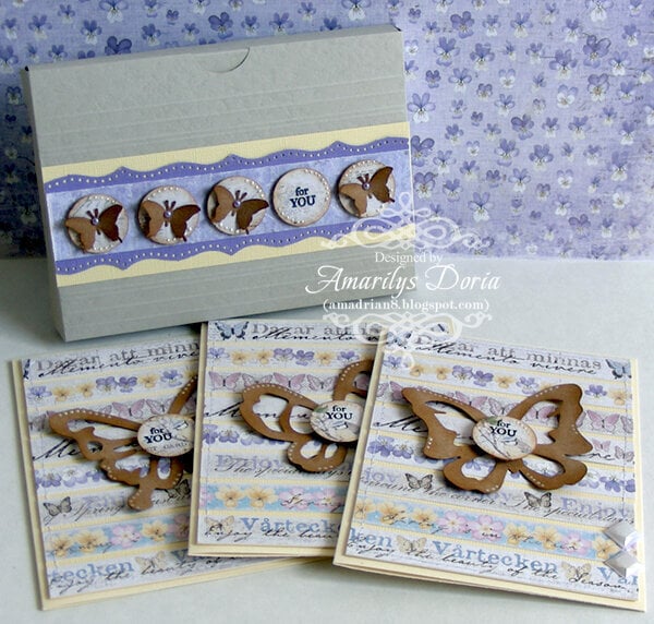 Gift Card  Set {ScrapThat! August &quot;Days To Remember&quot; Kit }